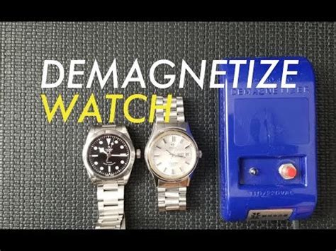 rolex watch demagnetizer|Demagnetize! .